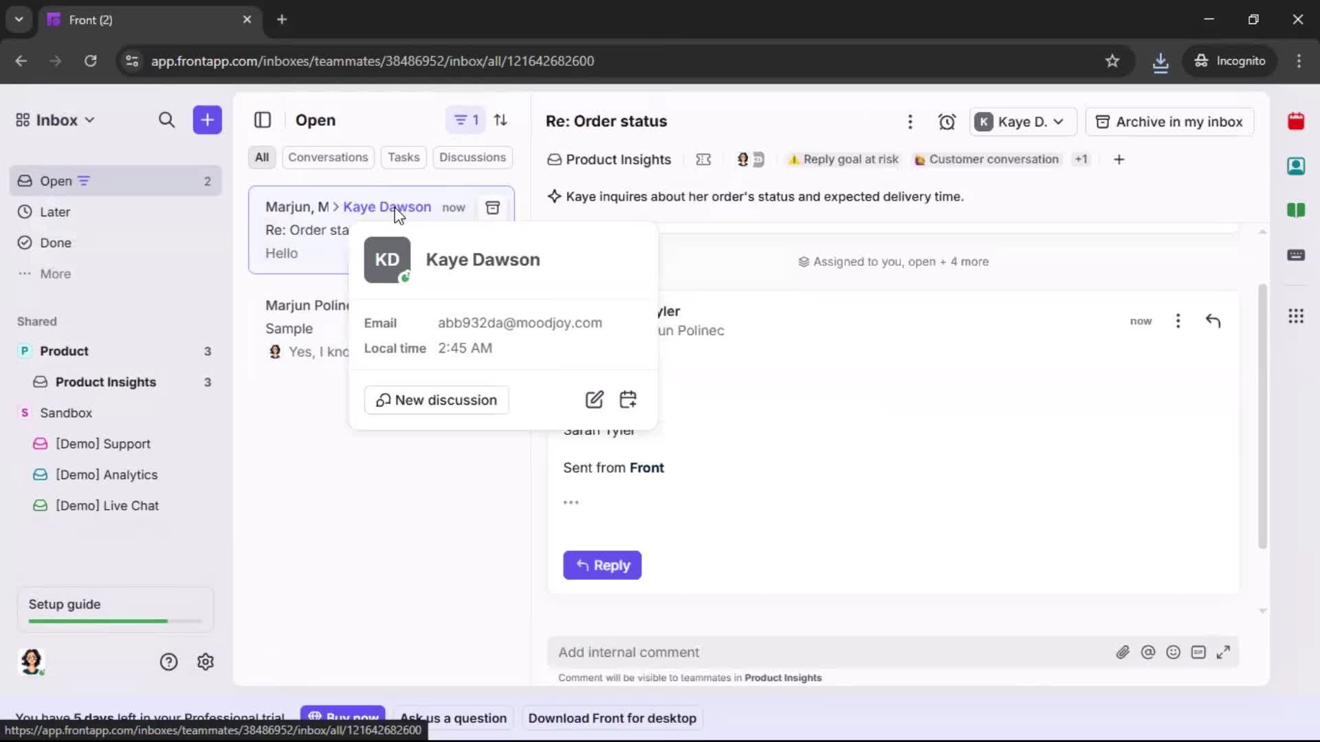 General browsing screenshot