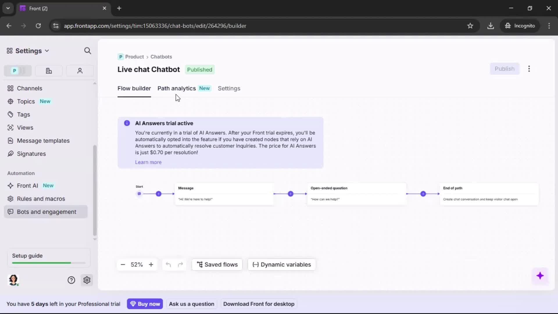 General browsing screenshot