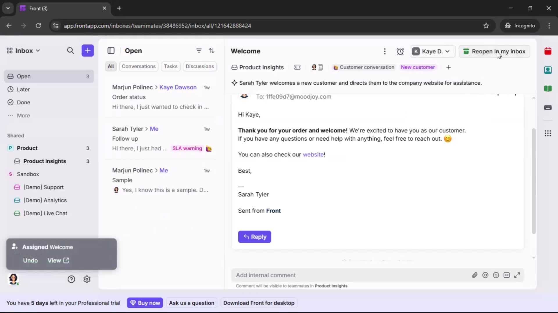 General browsing screenshot