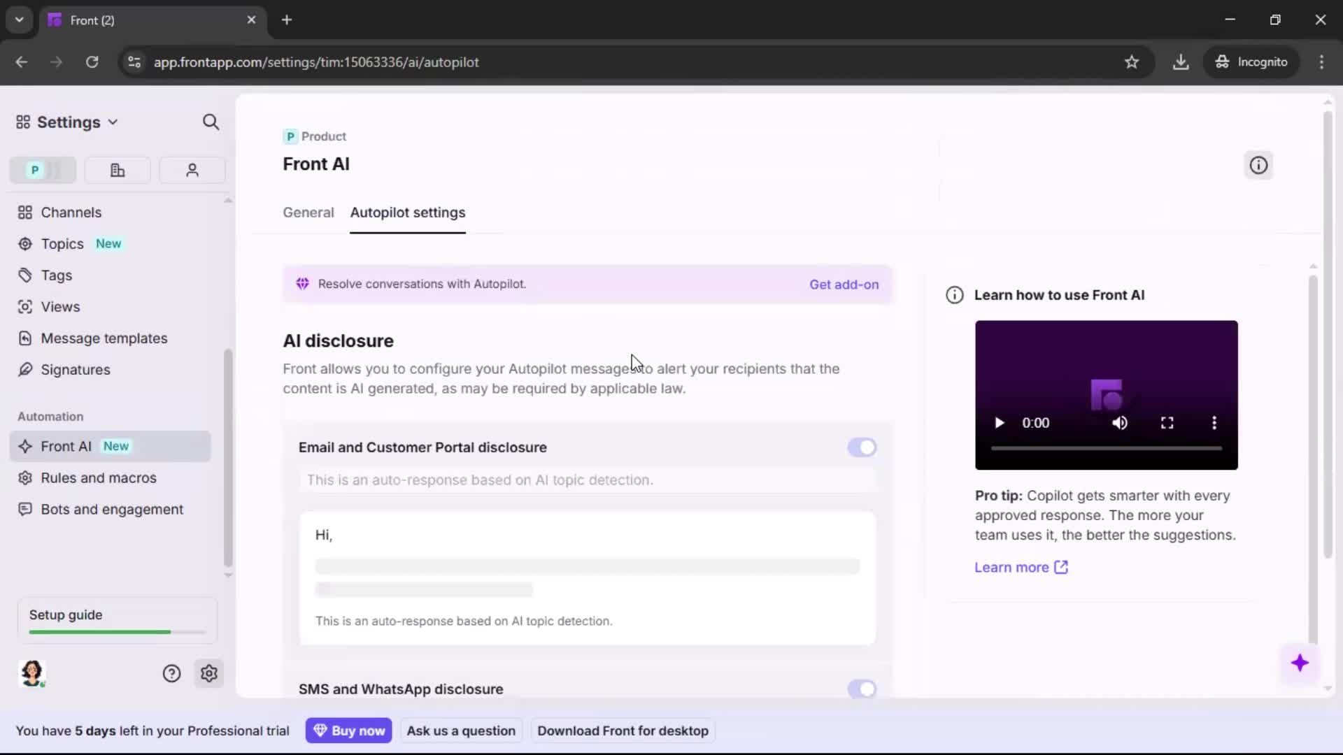 General browsing screenshot
