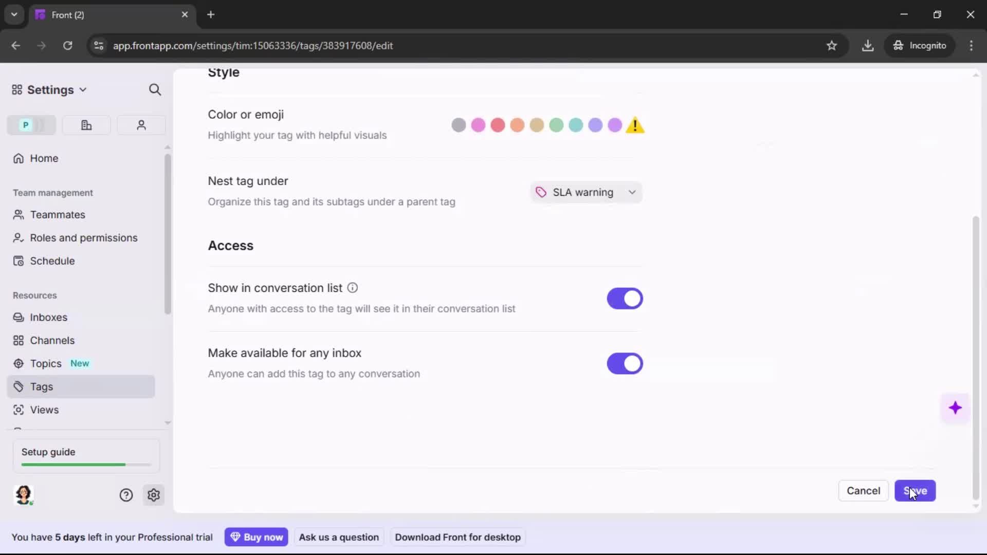 General browsing screenshot