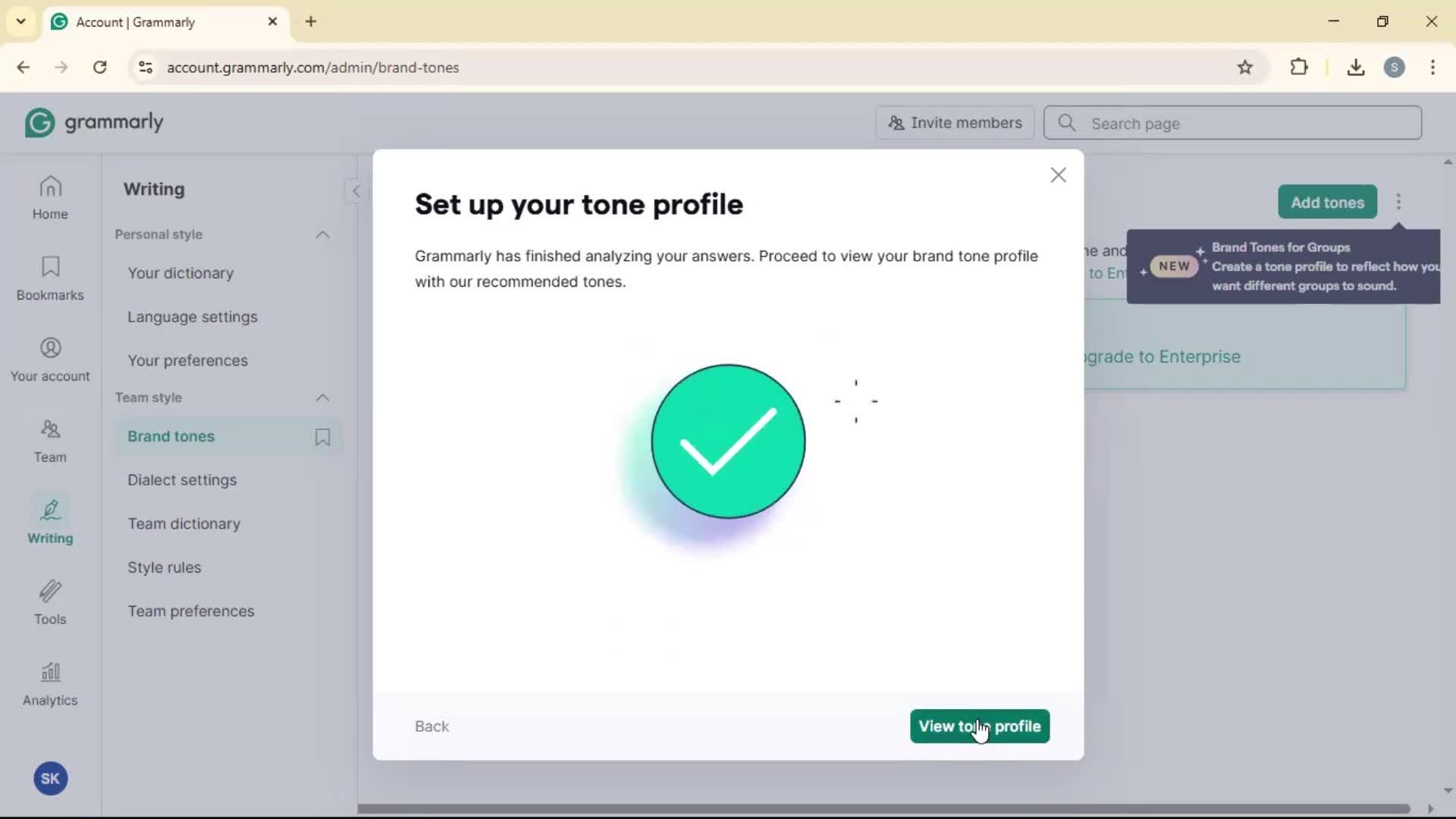 General browsing screenshot