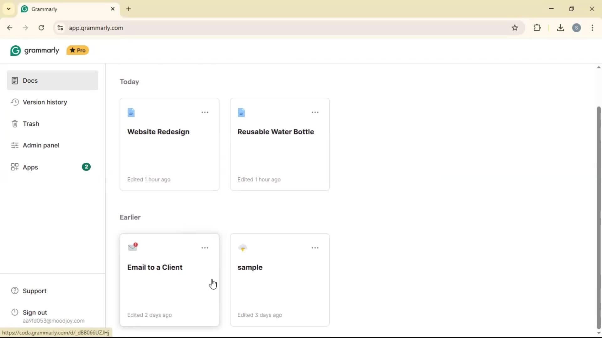 General browsing screenshot