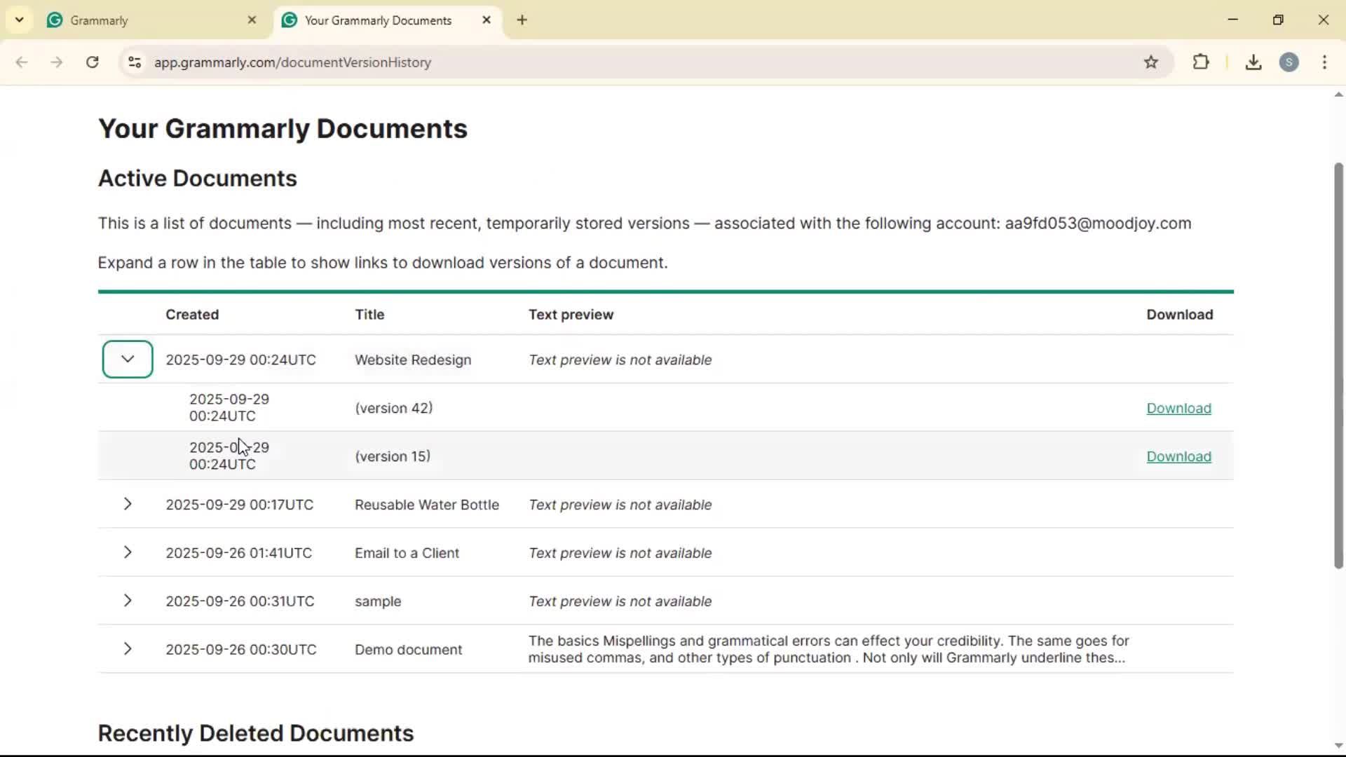 General browsing screenshot