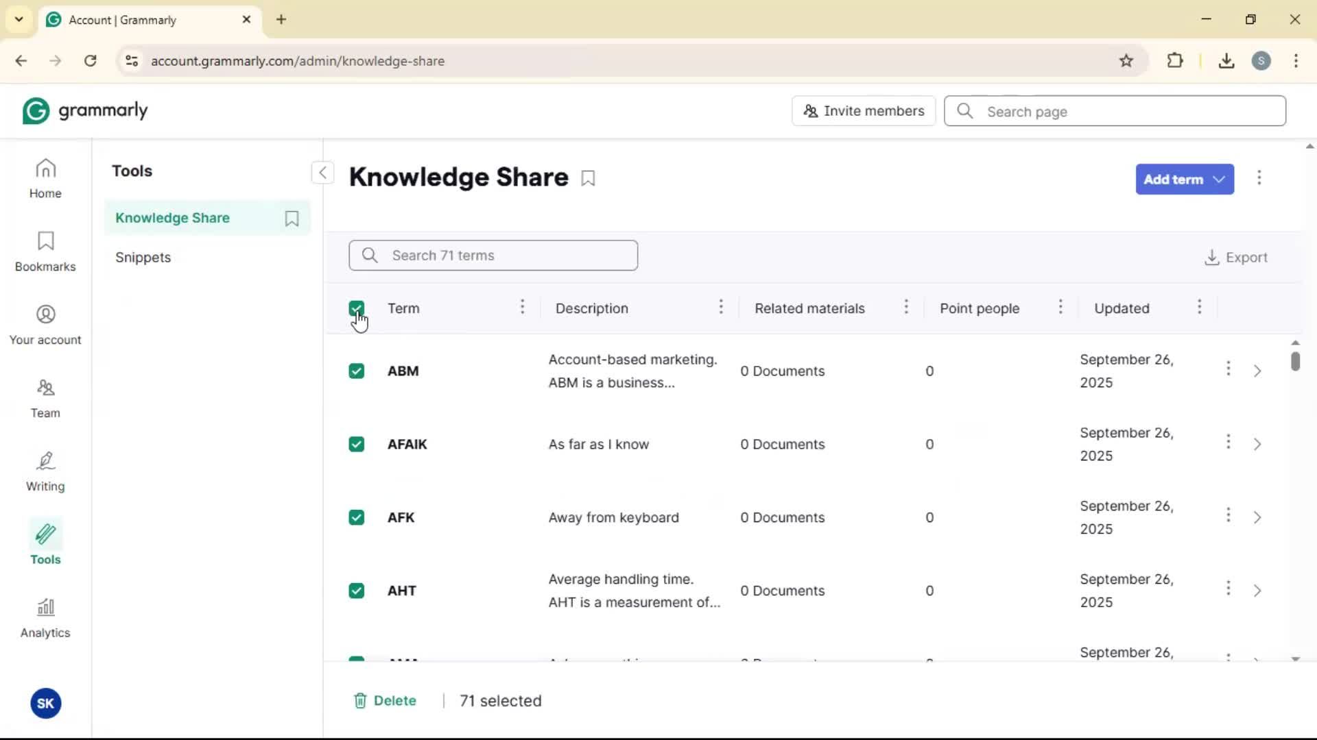 General browsing screenshot