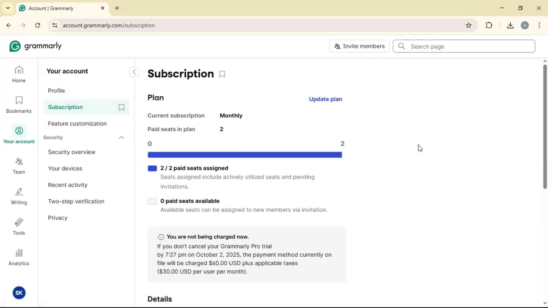 General browsing screenshot
