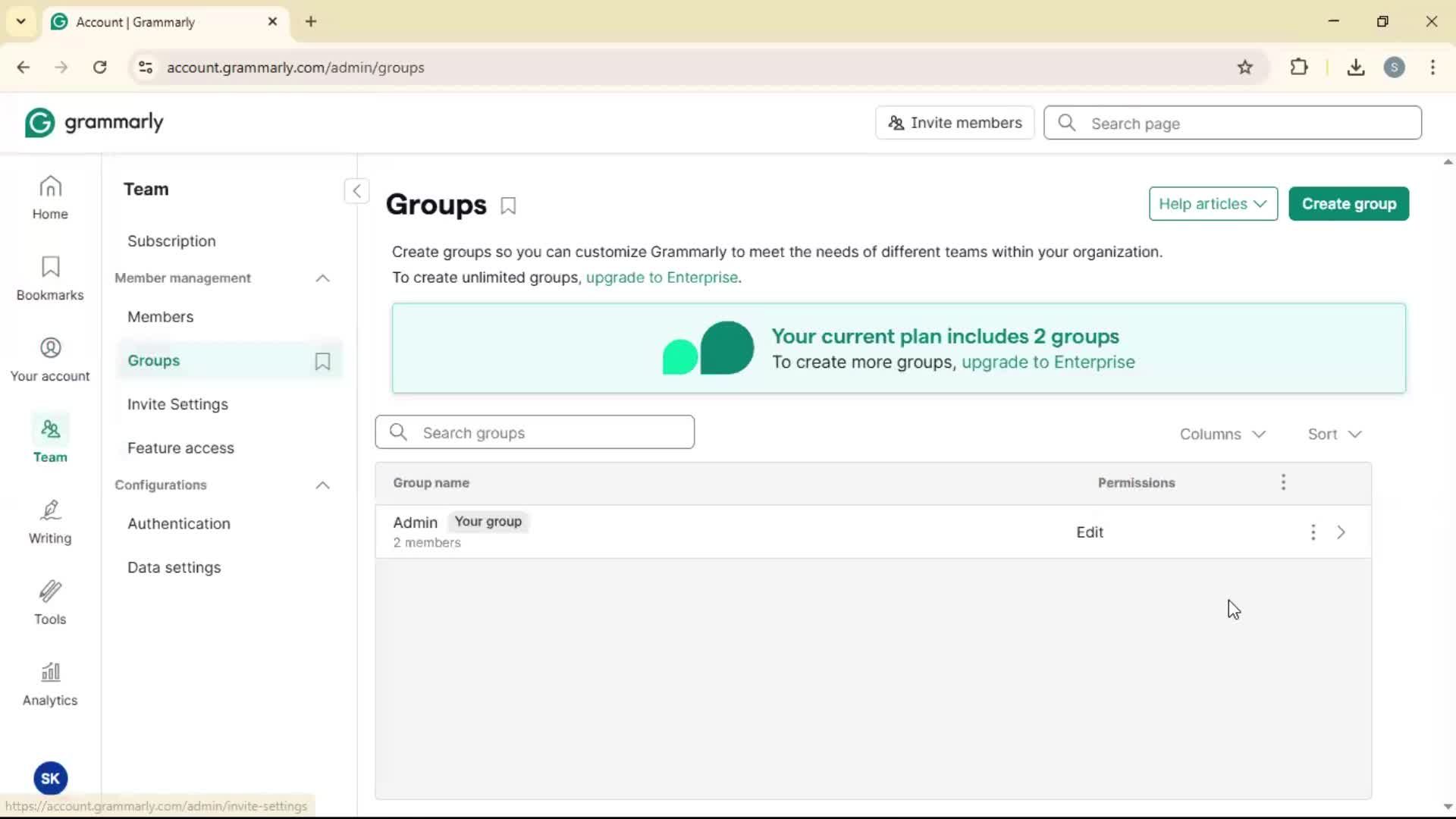 General browsing screenshot