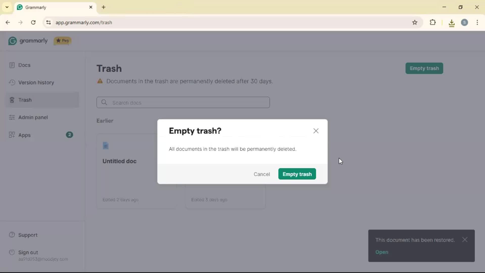 General browsing screenshot