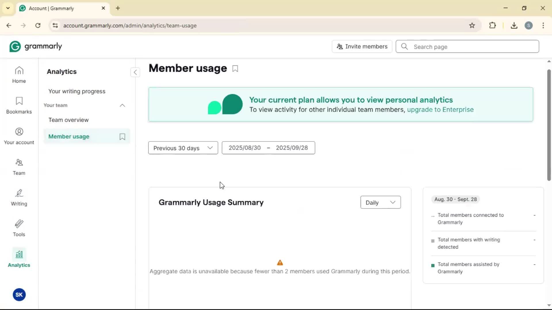 General browsing screenshot