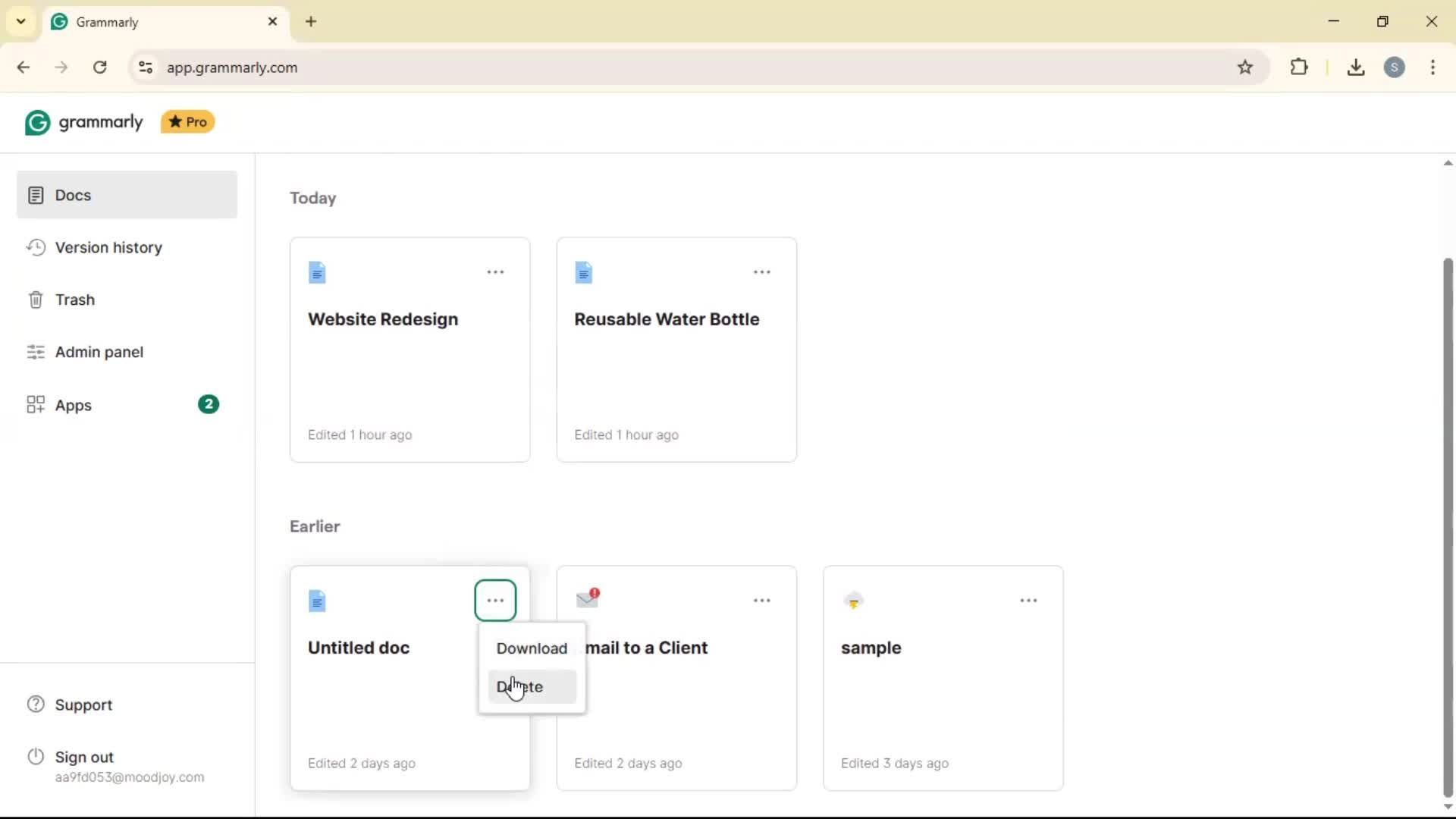 General browsing screenshot