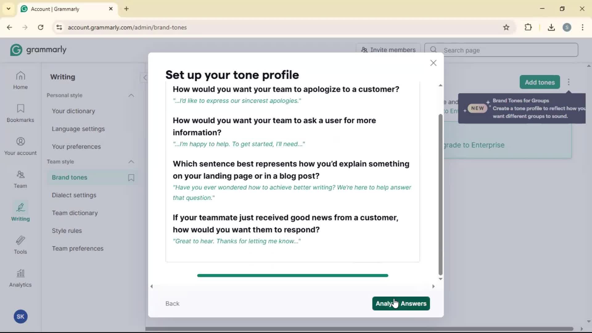 General browsing screenshot