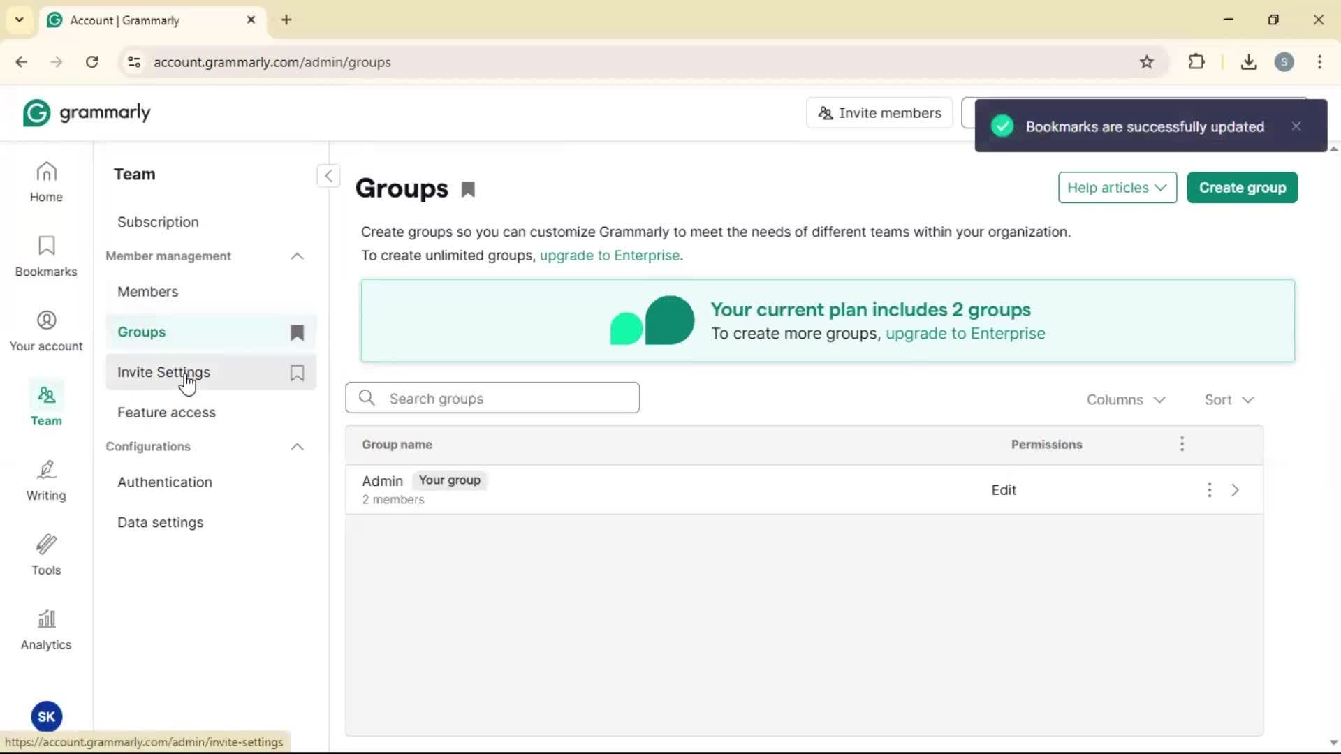 General browsing screenshot