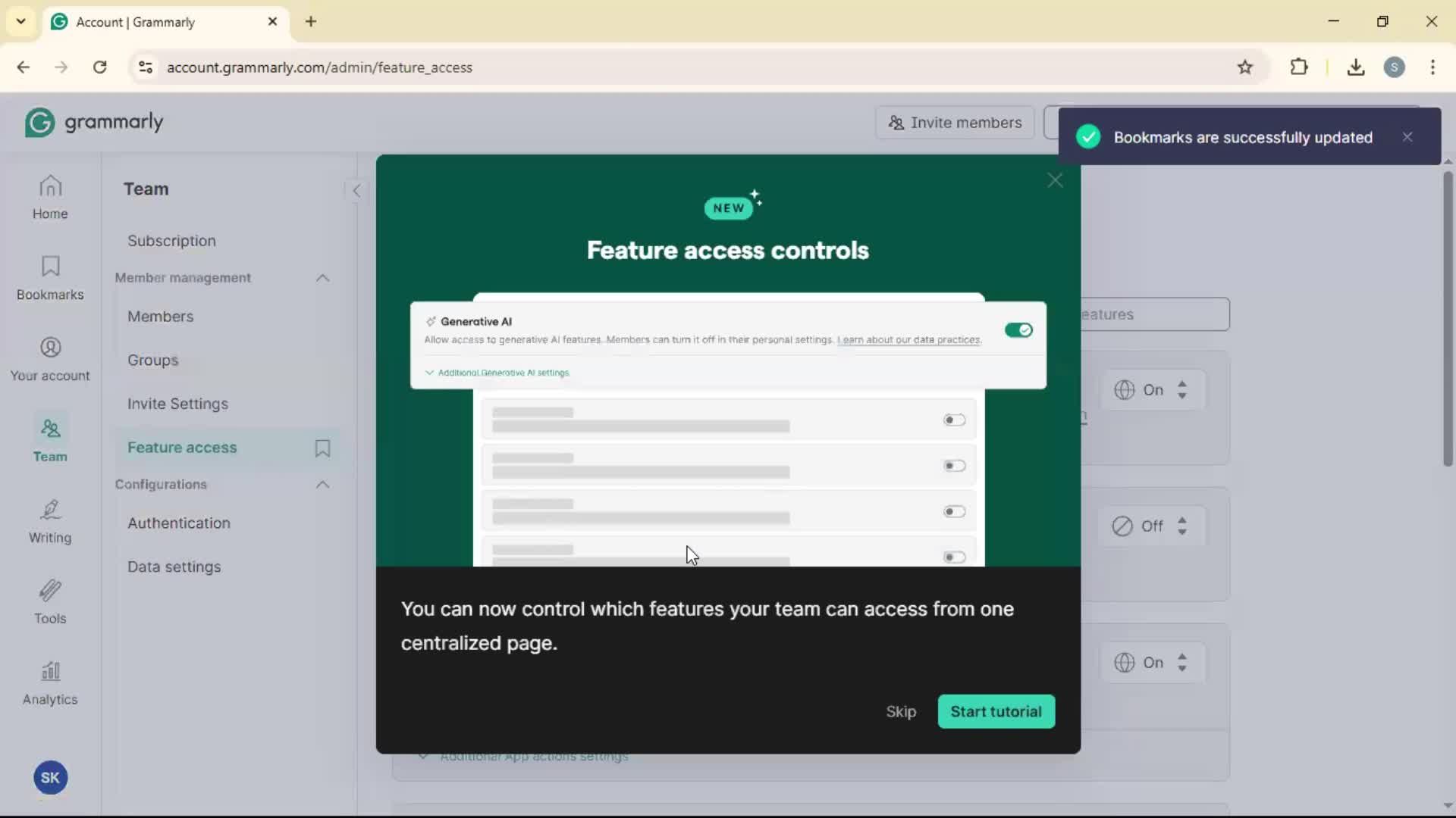 General browsing screenshot