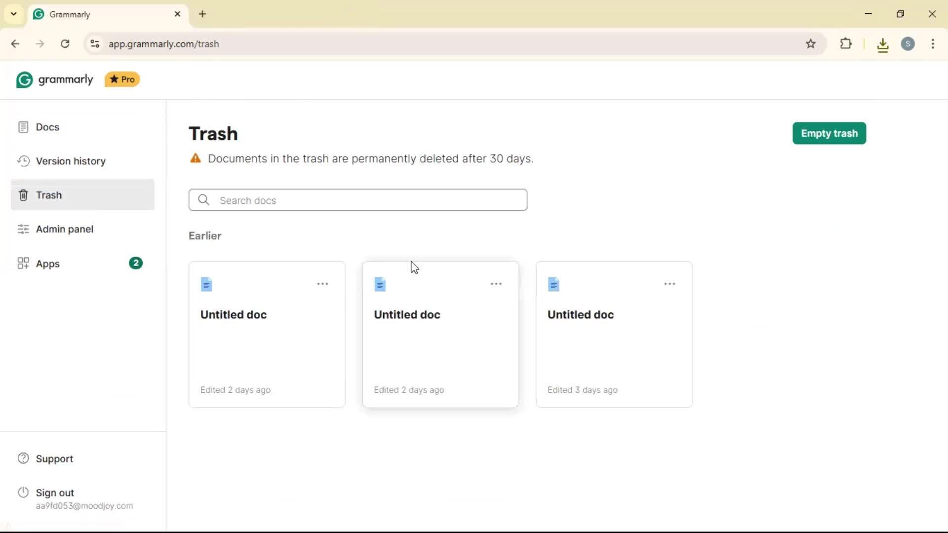 General browsing screenshot