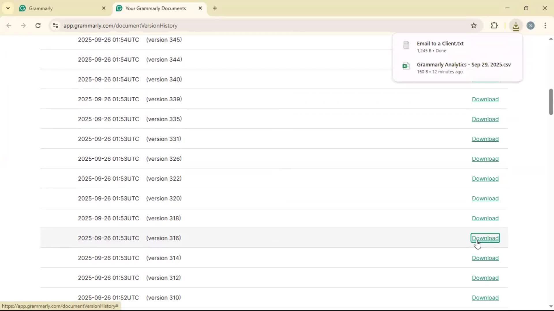 General browsing screenshot
