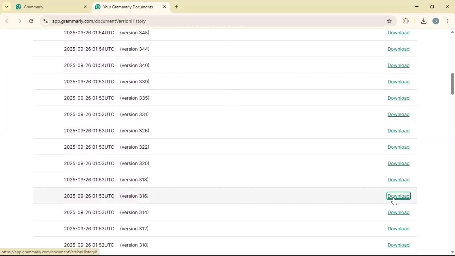 General browsing screenshot