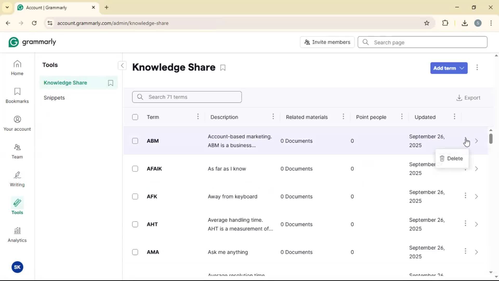 General browsing screenshot