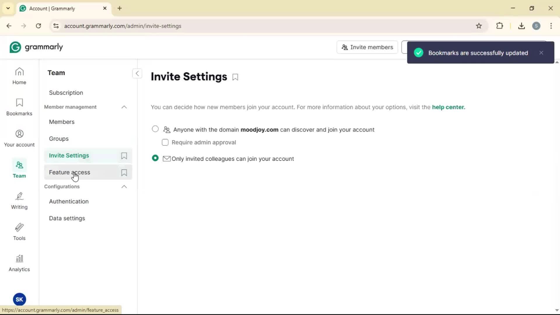 General browsing screenshot