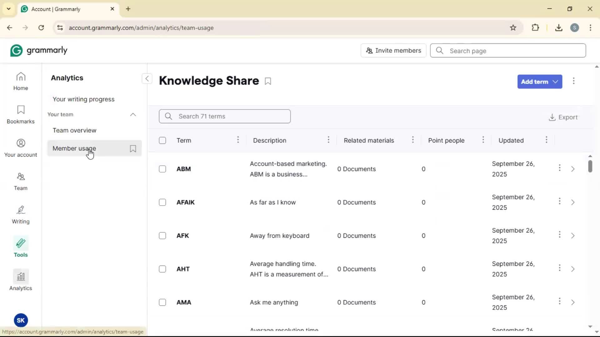 General browsing screenshot