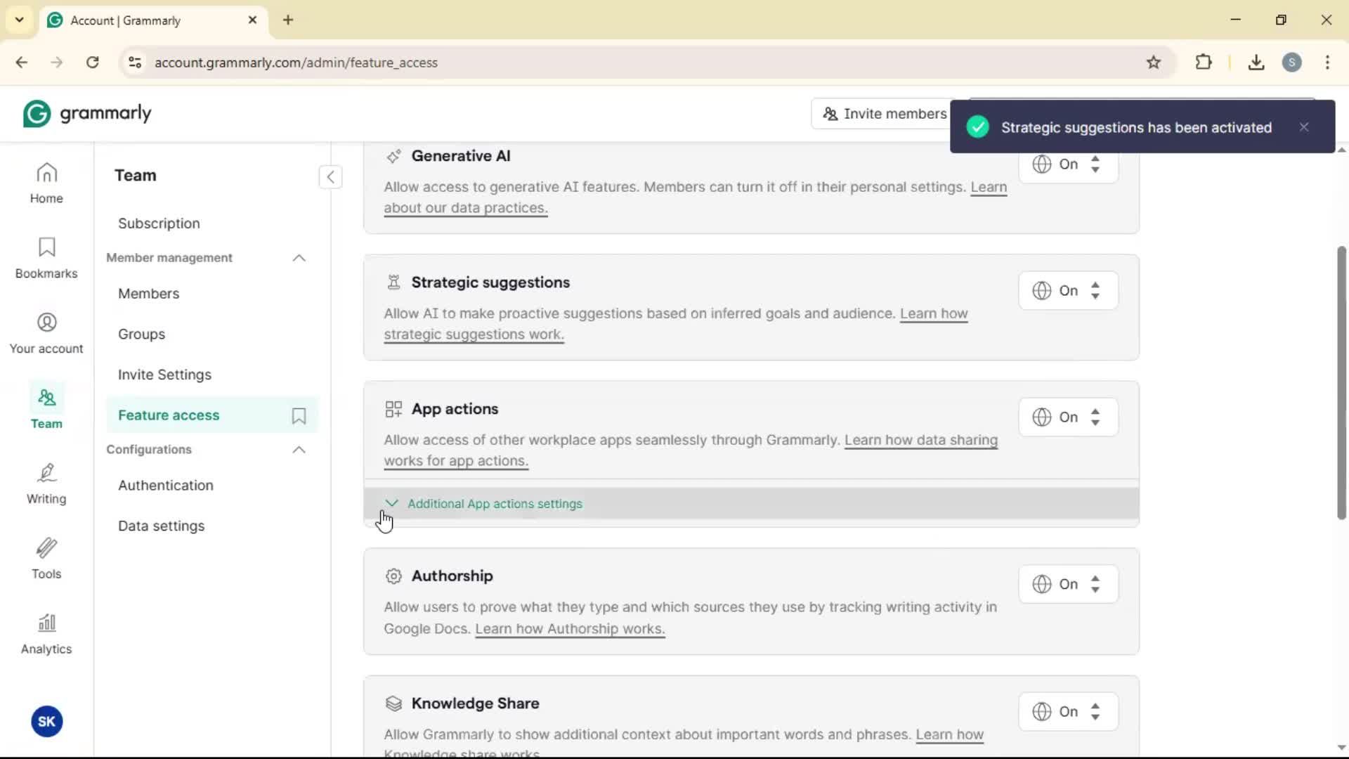 General browsing screenshot