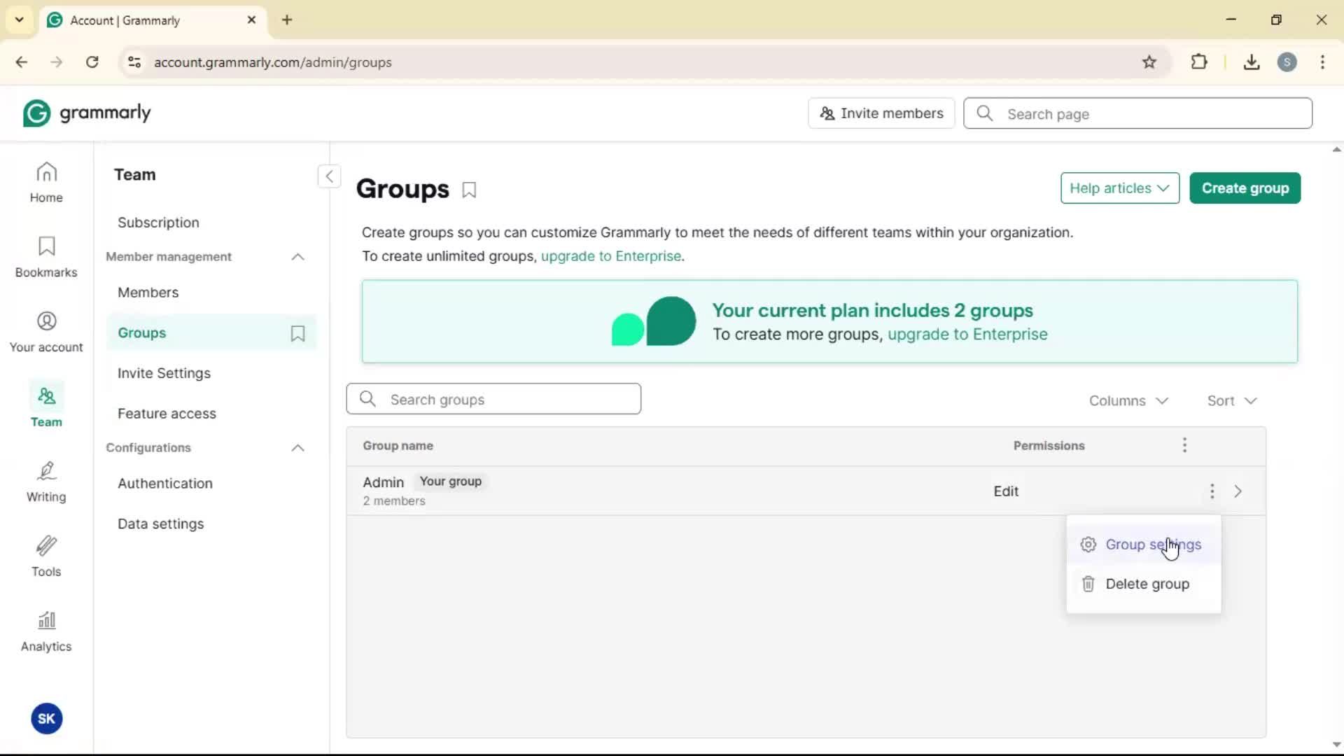General browsing screenshot