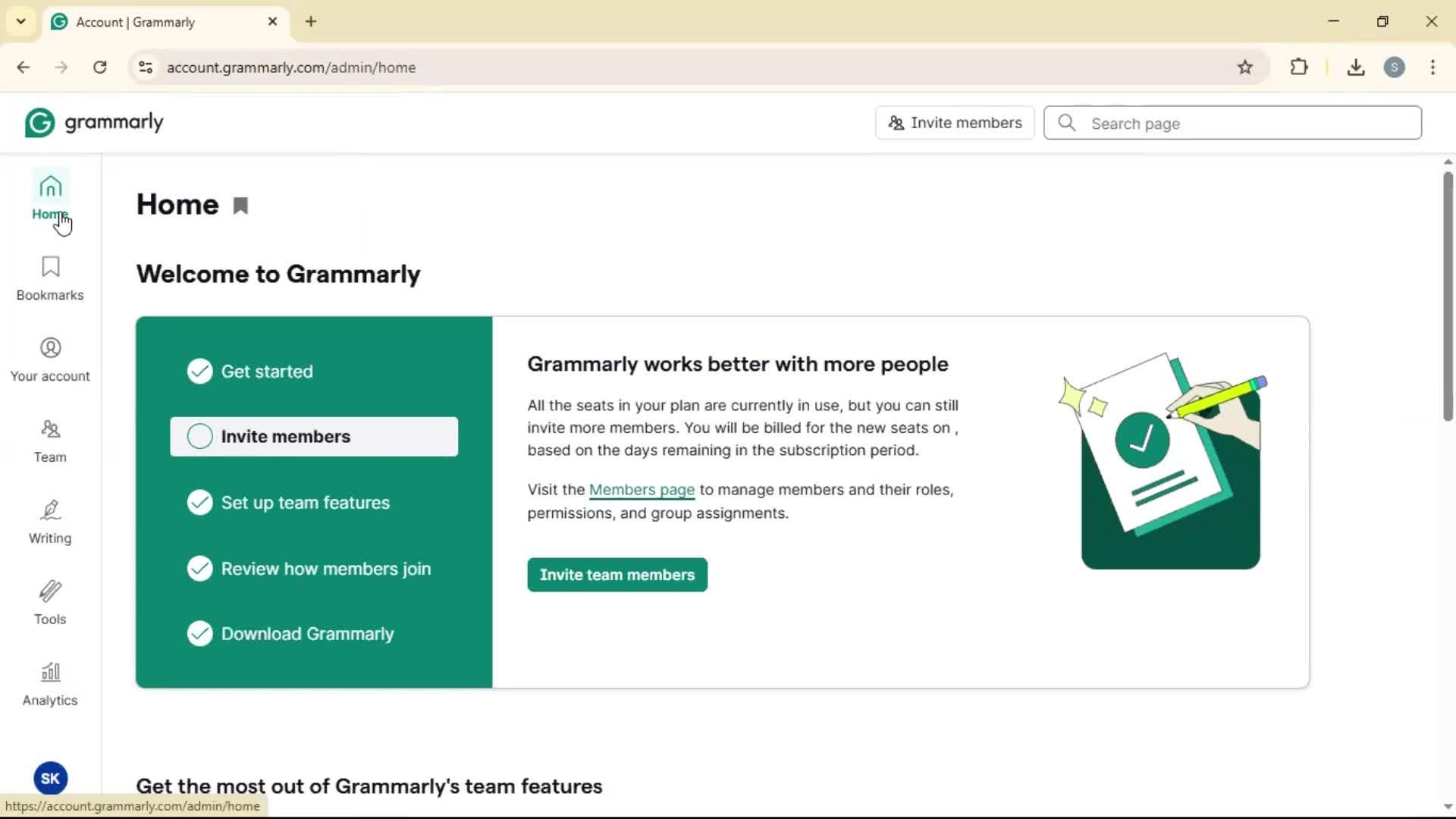 General browsing screenshot