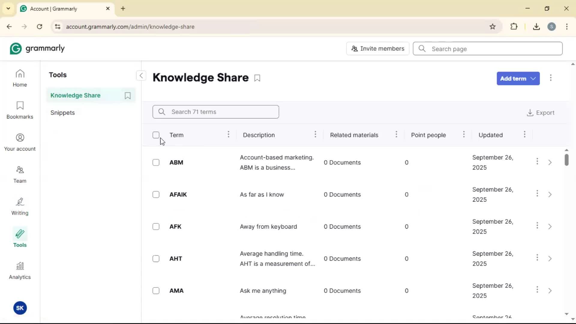 General browsing screenshot