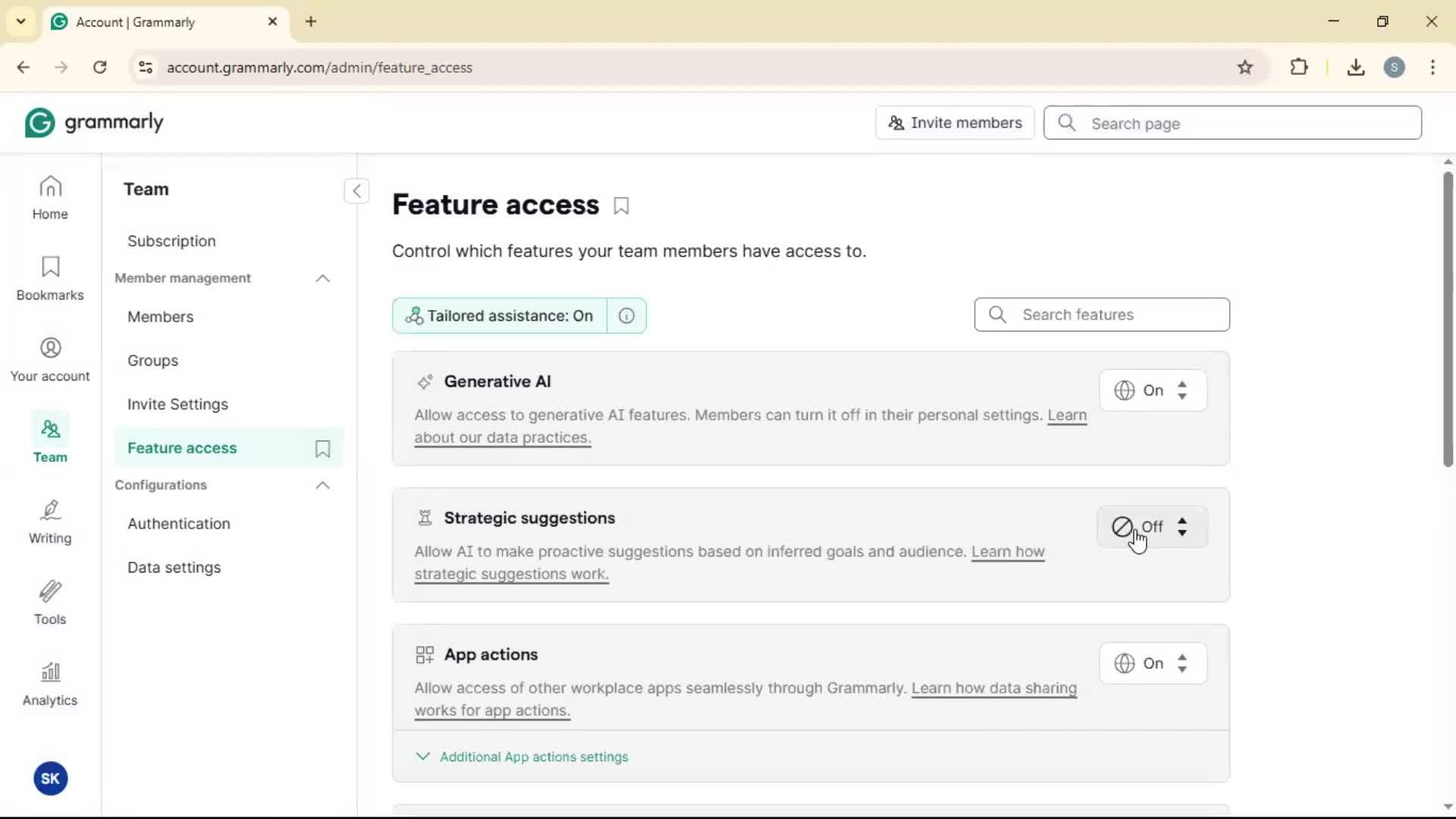 General browsing screenshot