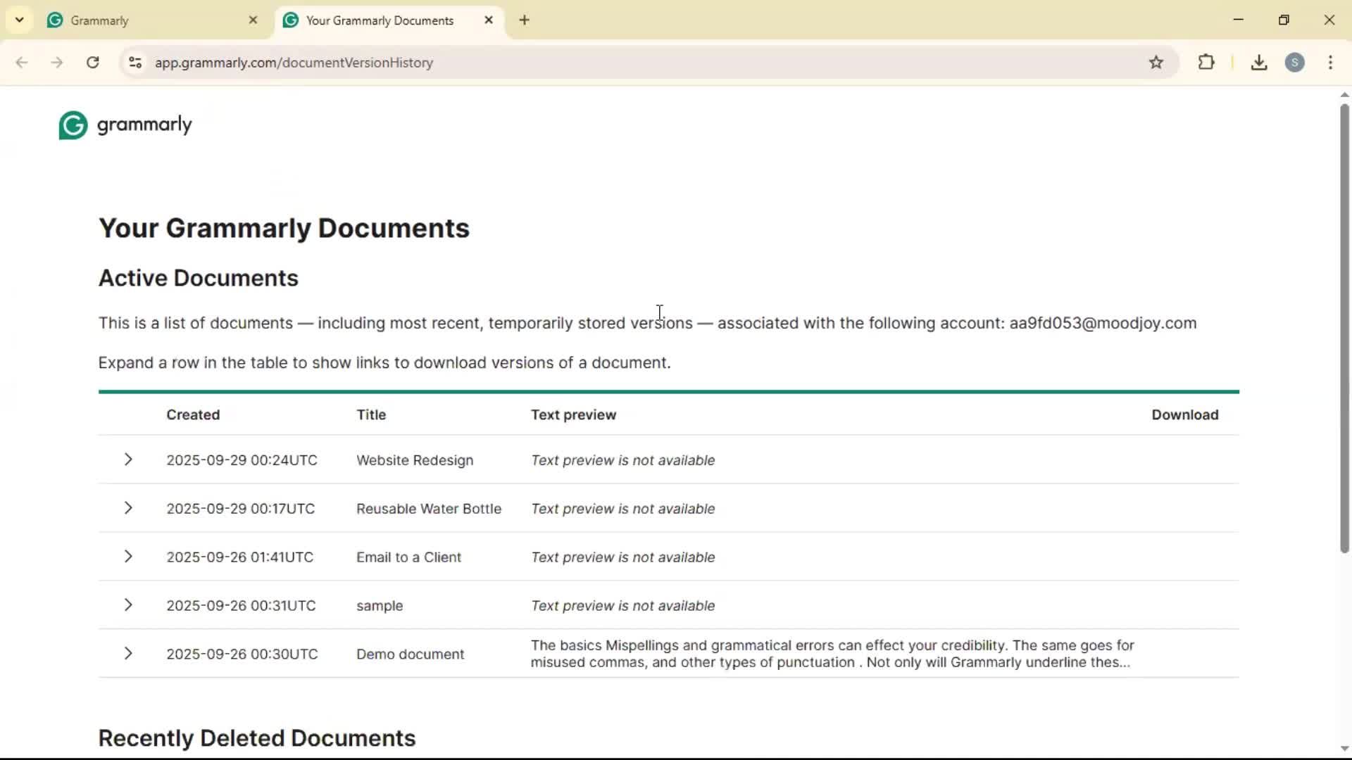 General browsing screenshot