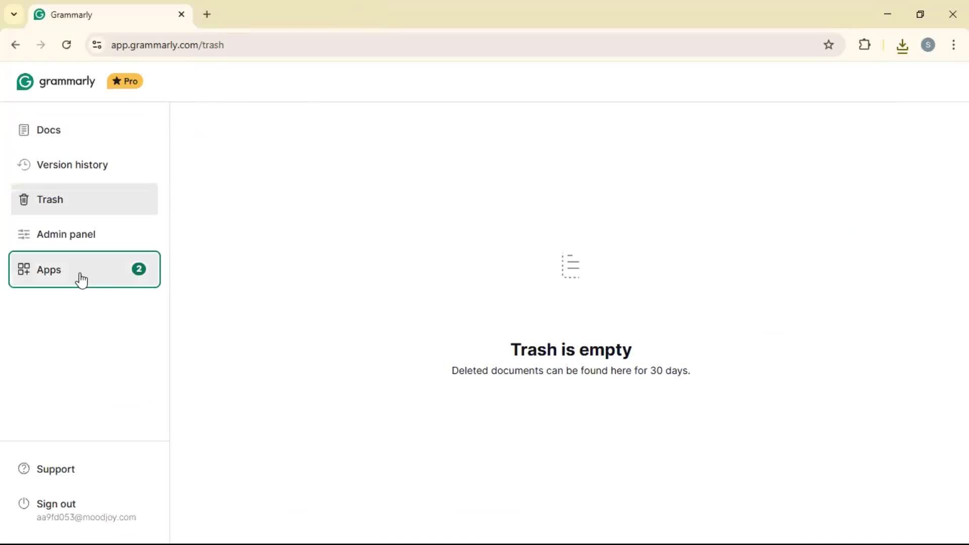 General browsing screenshot