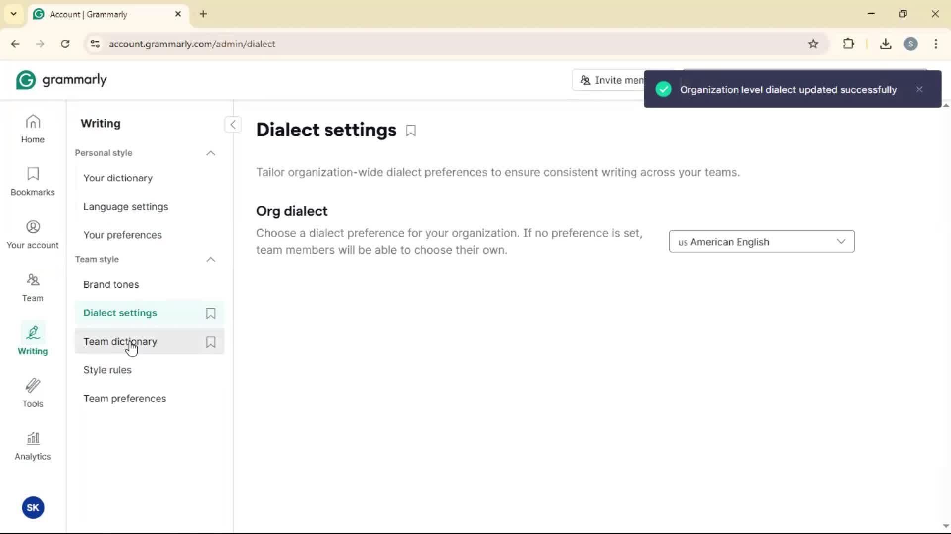 General browsing screenshot