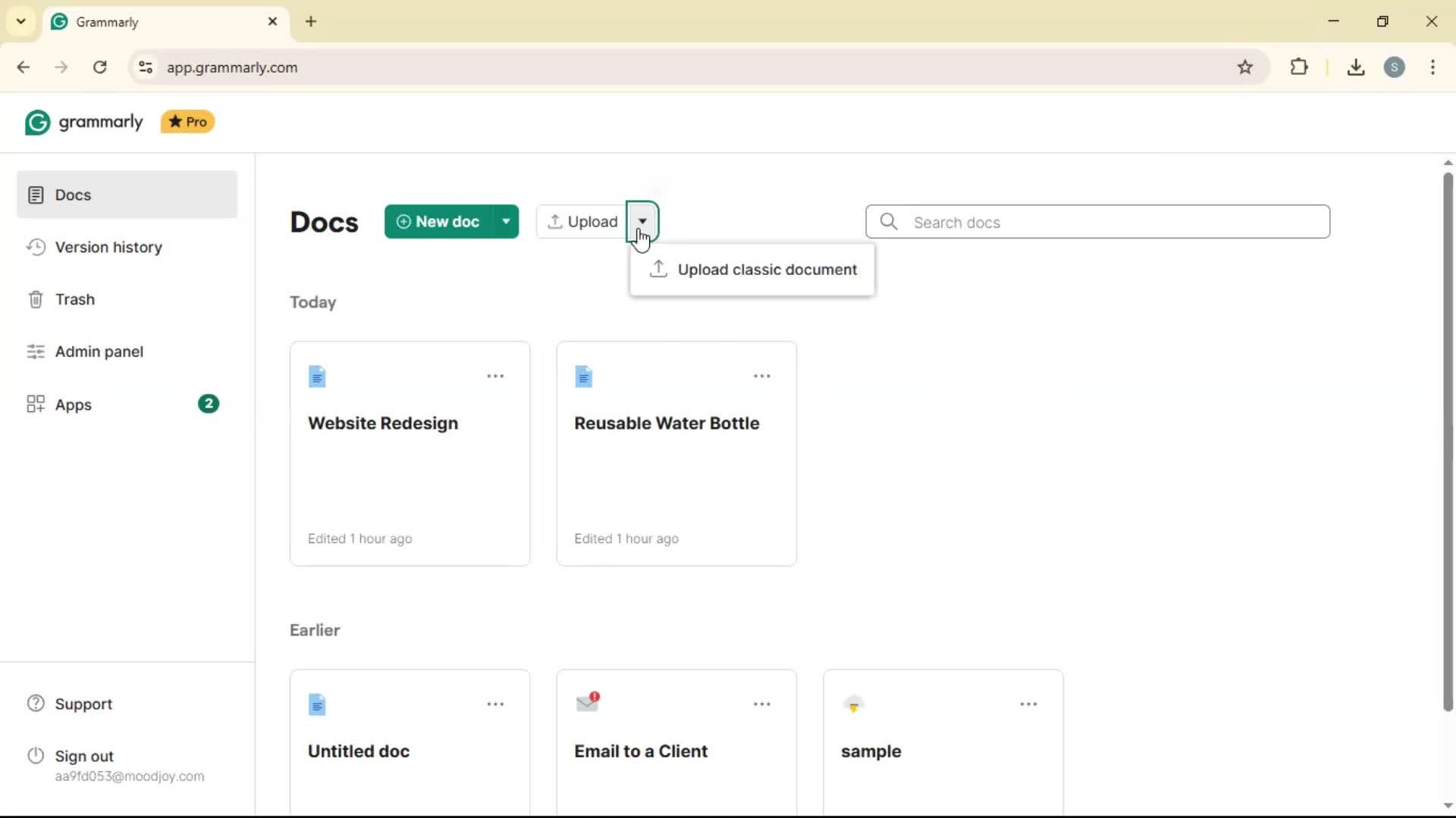 General browsing on Grammarly video thumbnail