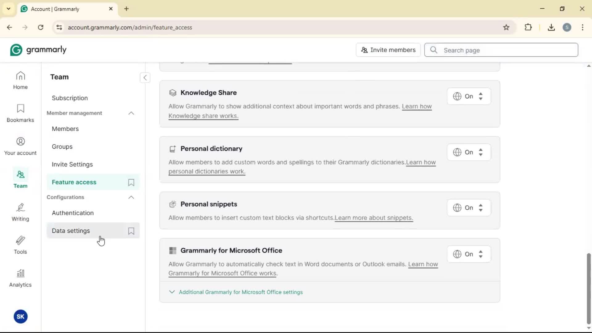 General browsing screenshot