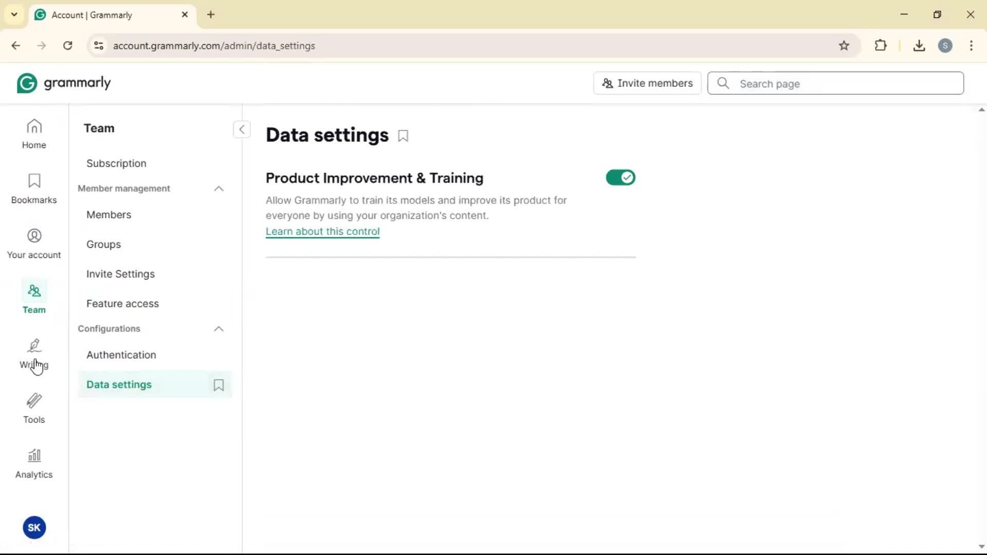 General browsing screenshot