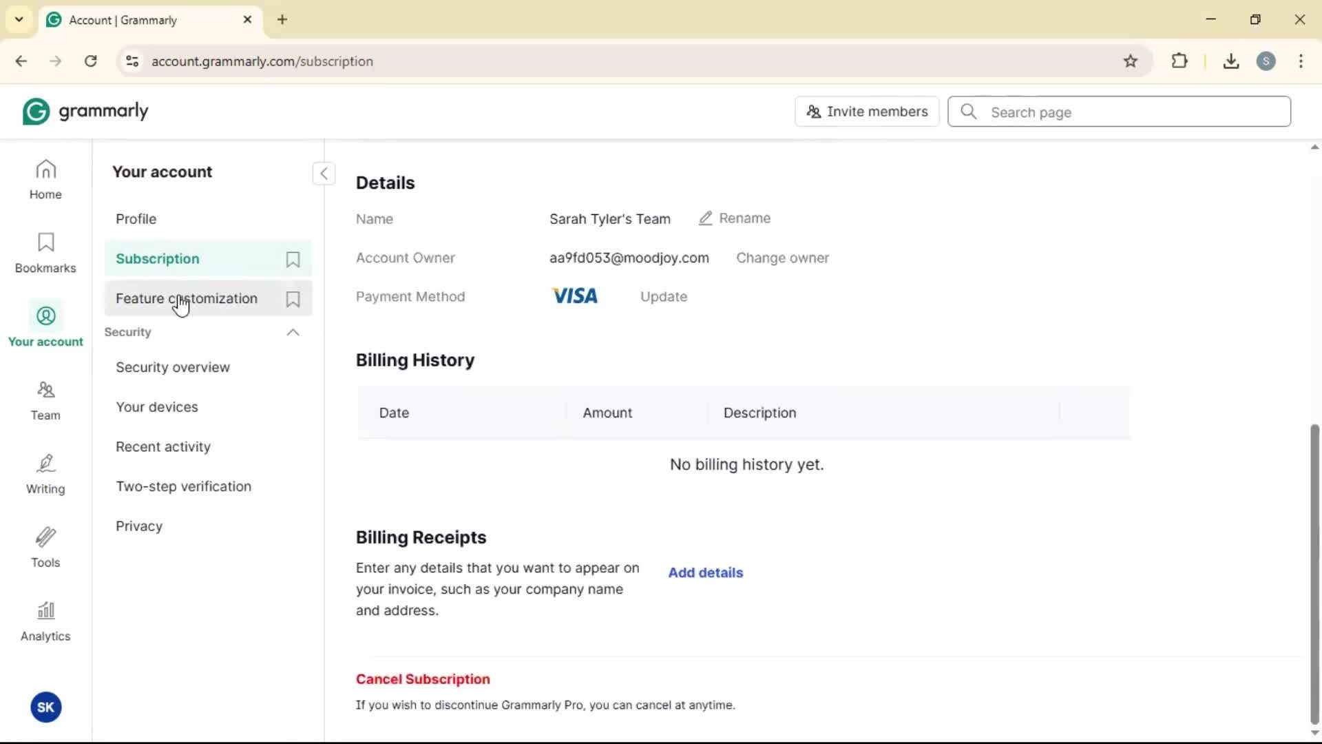 General browsing screenshot