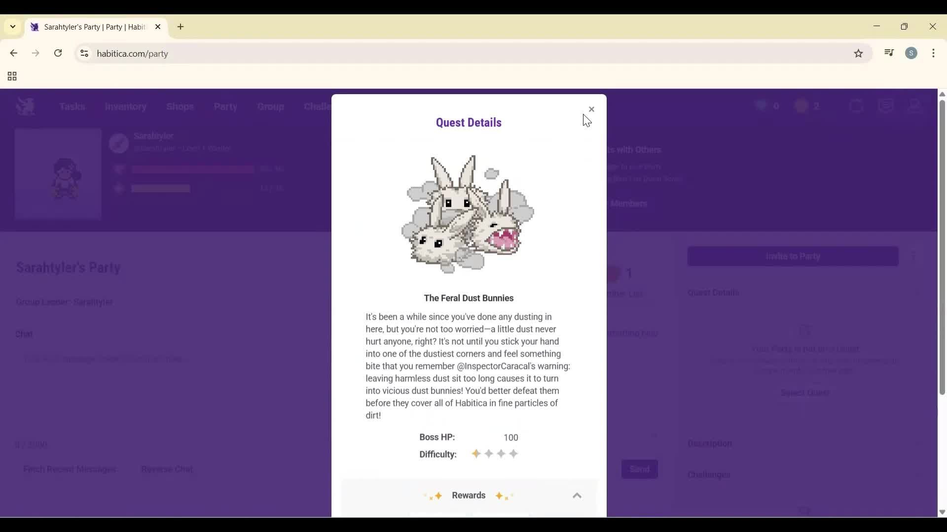 General browsing screenshot