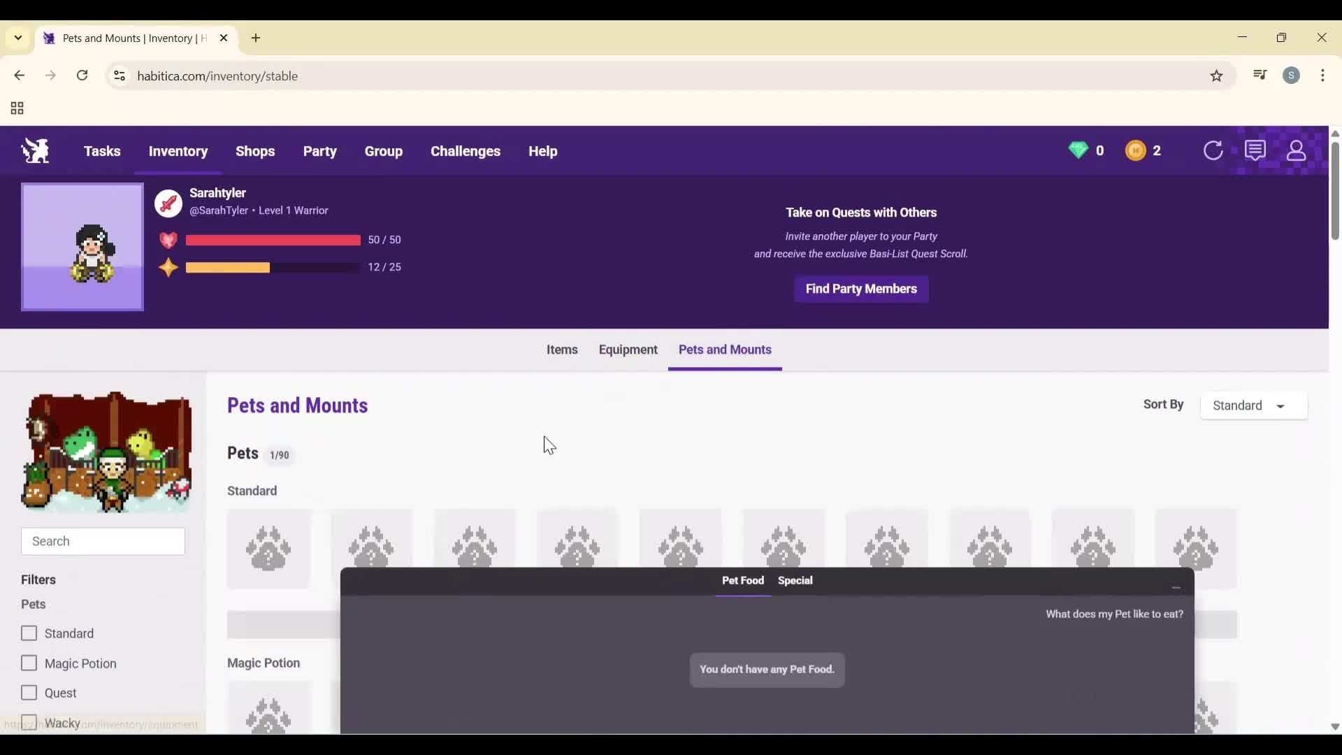 General browsing screenshot