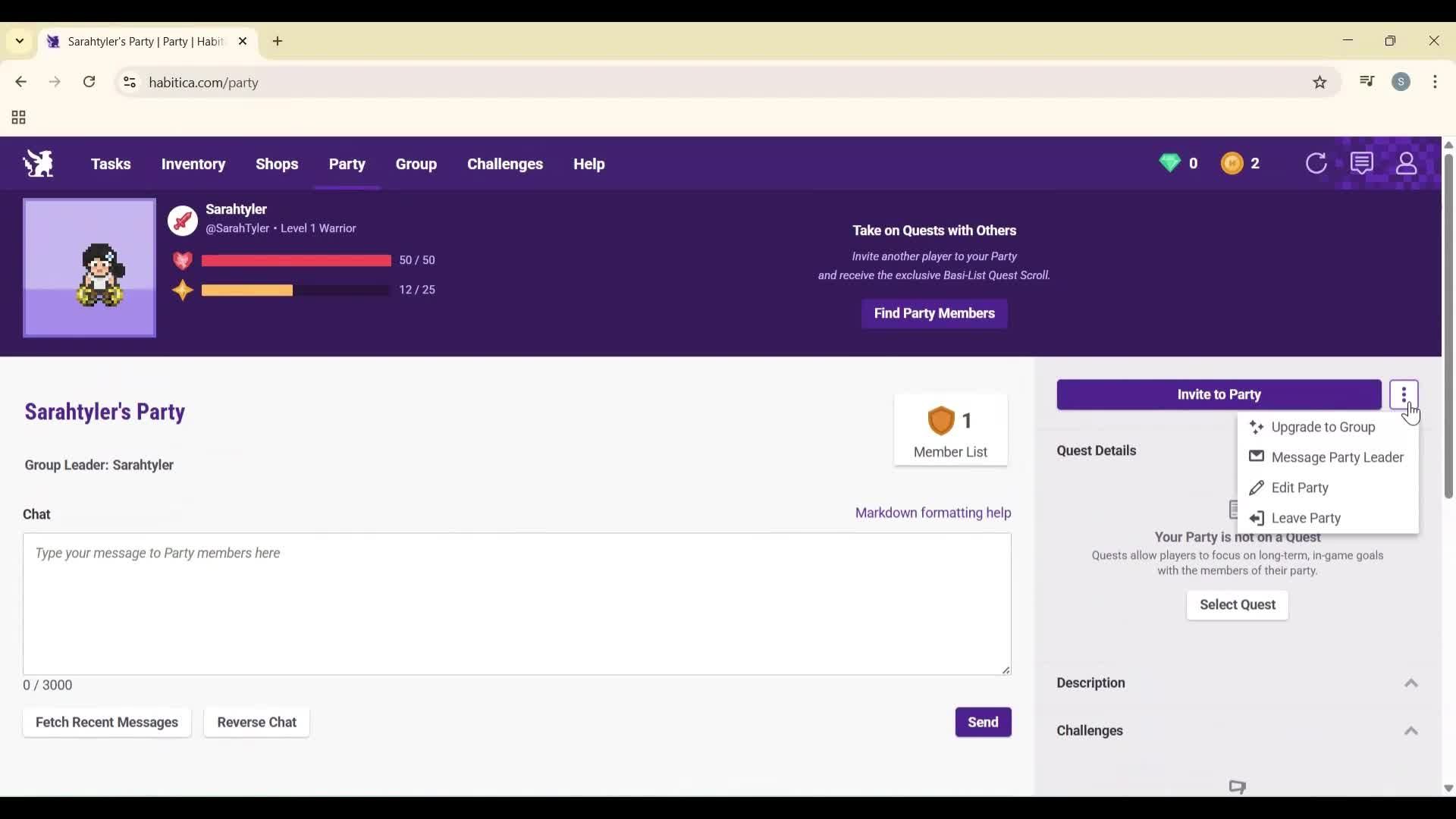 General browsing screenshot