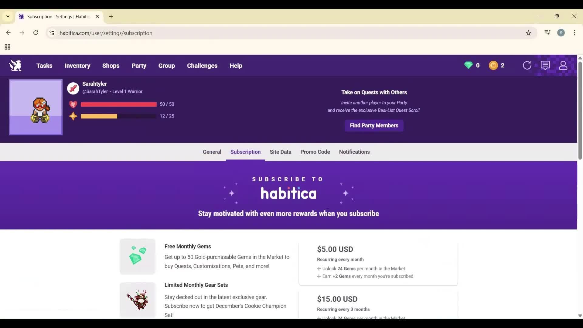 General browsing screenshot
