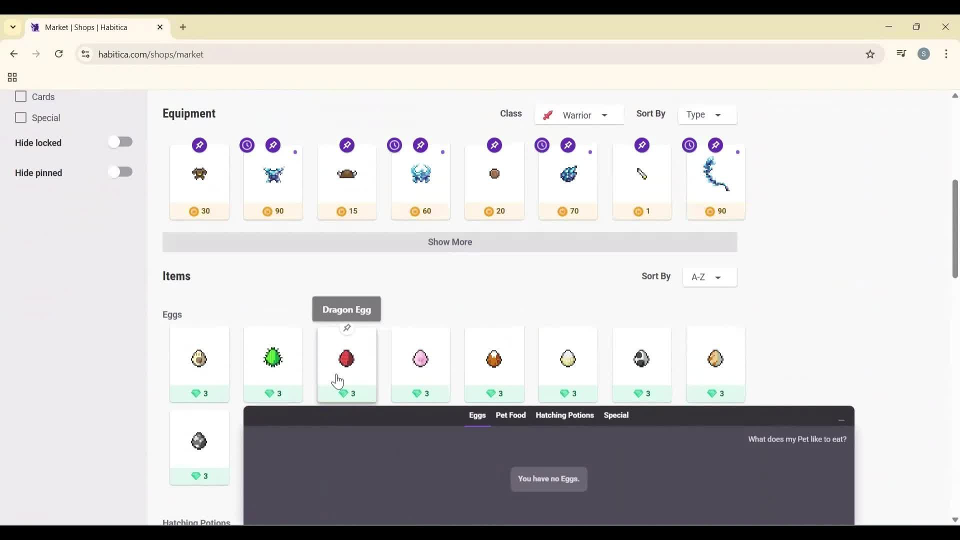 General browsing screenshot