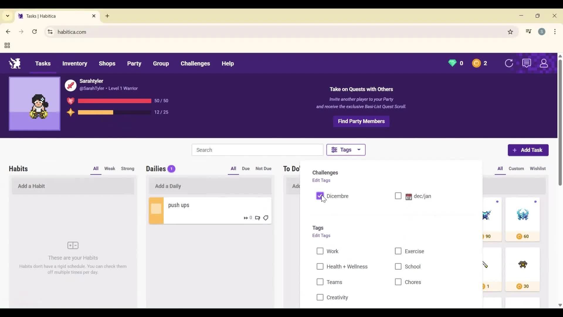 General browsing screenshot