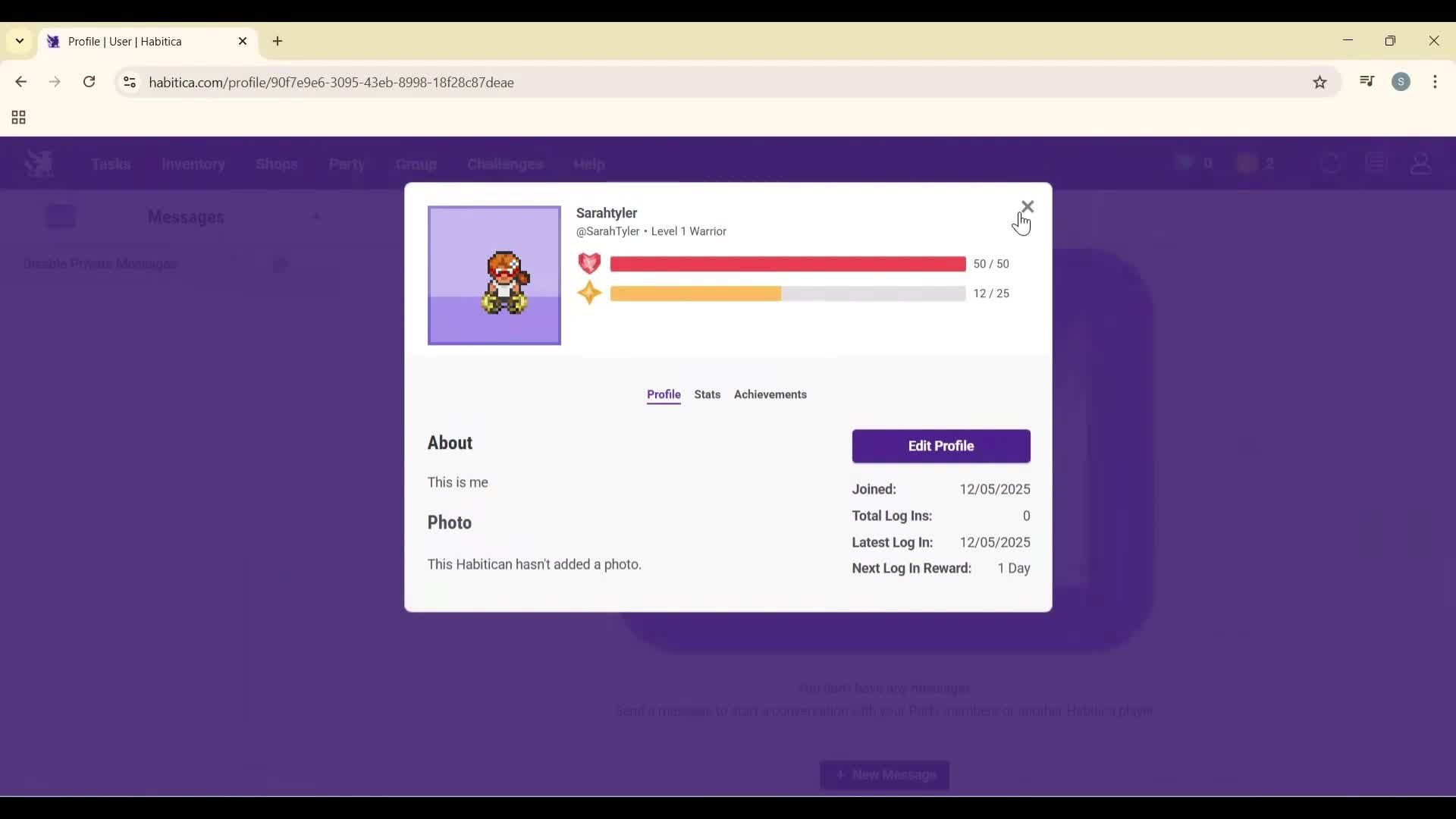 General browsing screenshot
