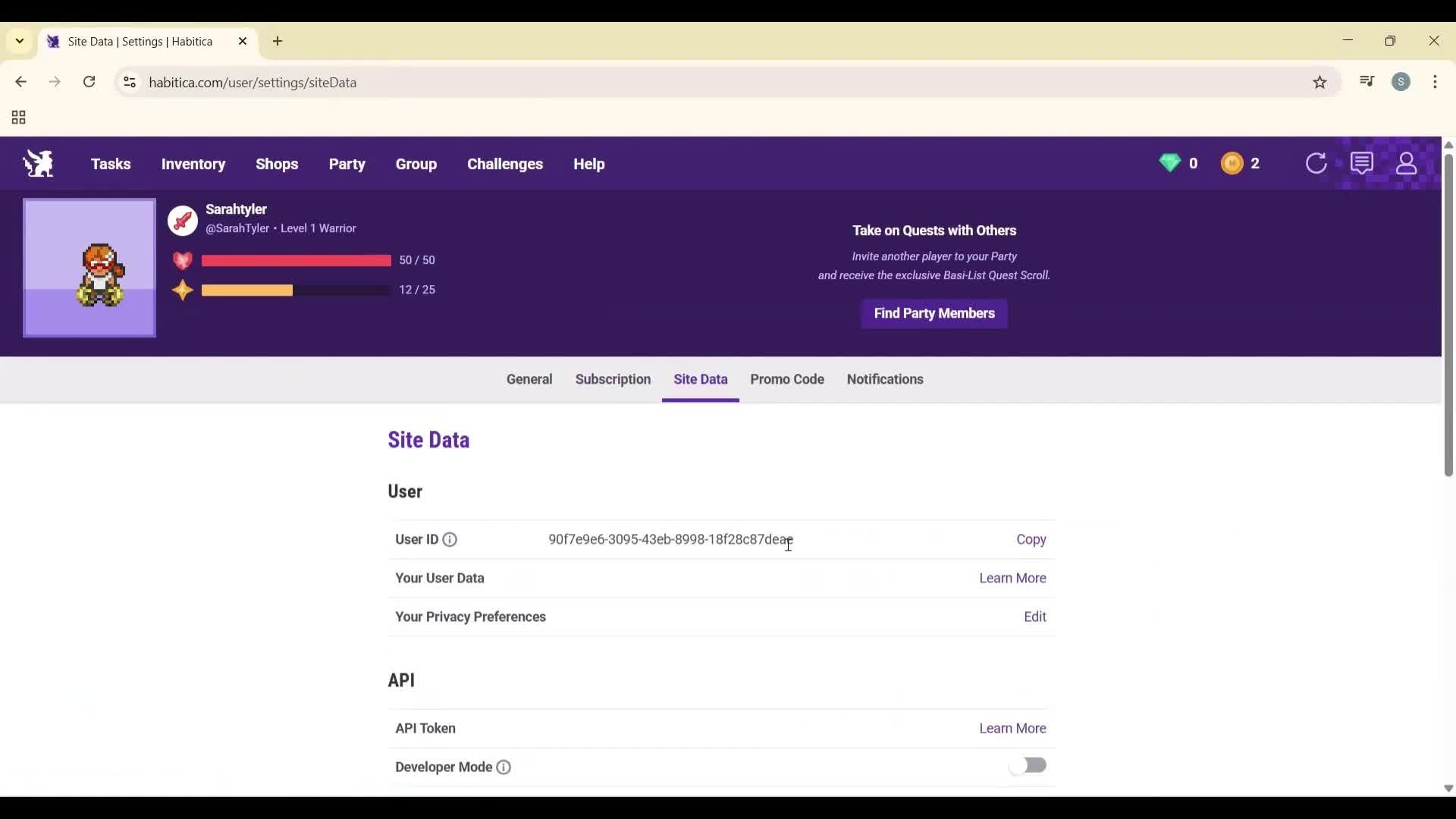 General browsing screenshot