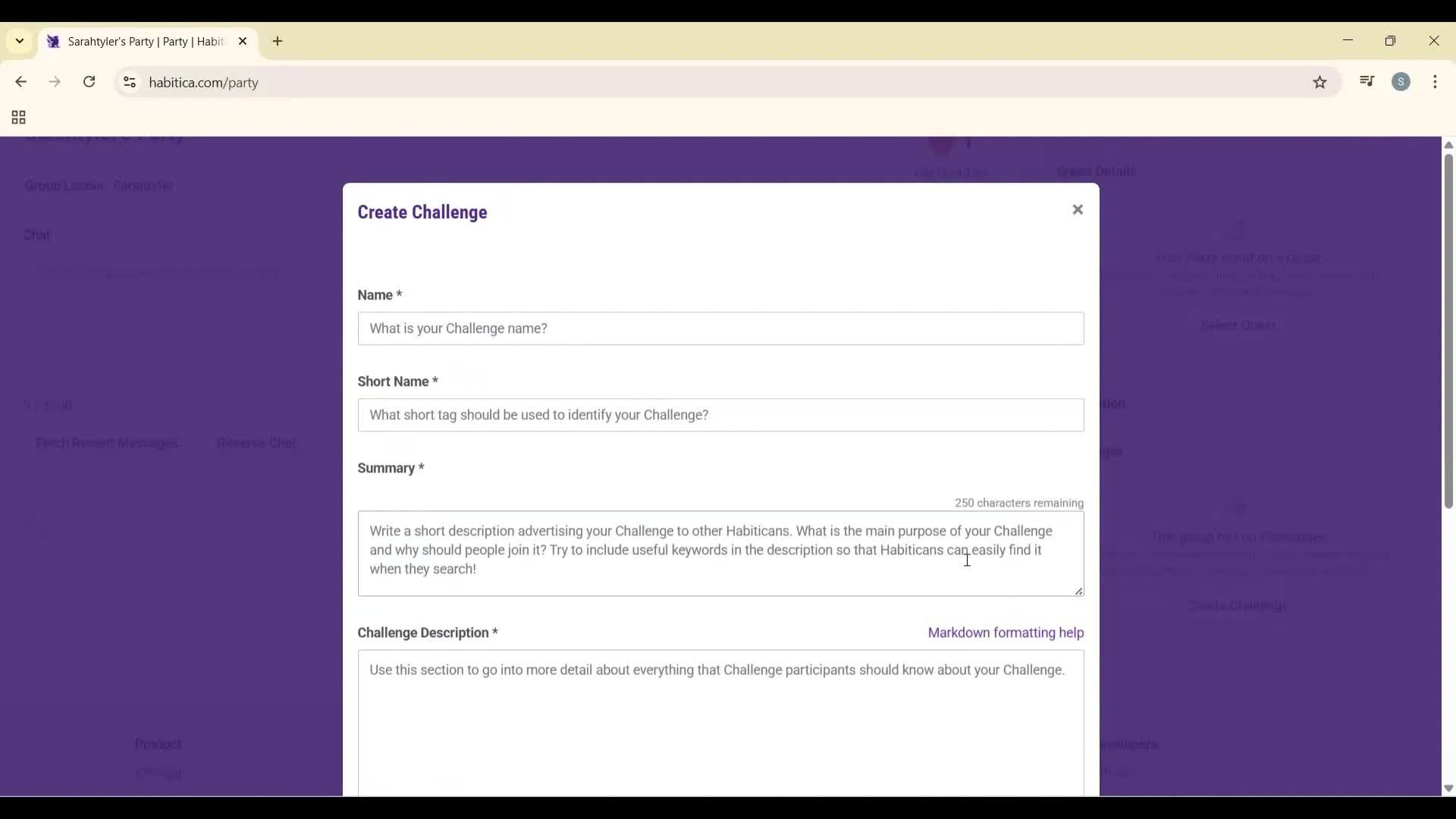 General browsing screenshot