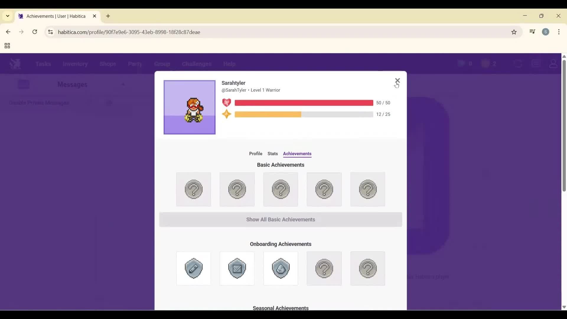 General browsing screenshot