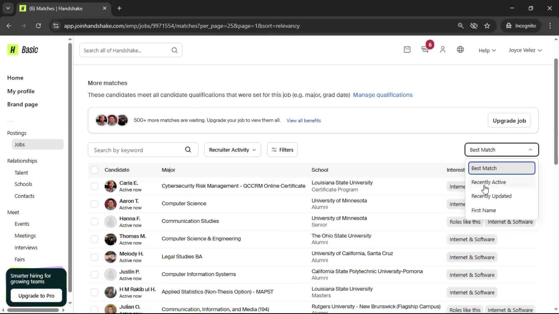 General browsing screenshot