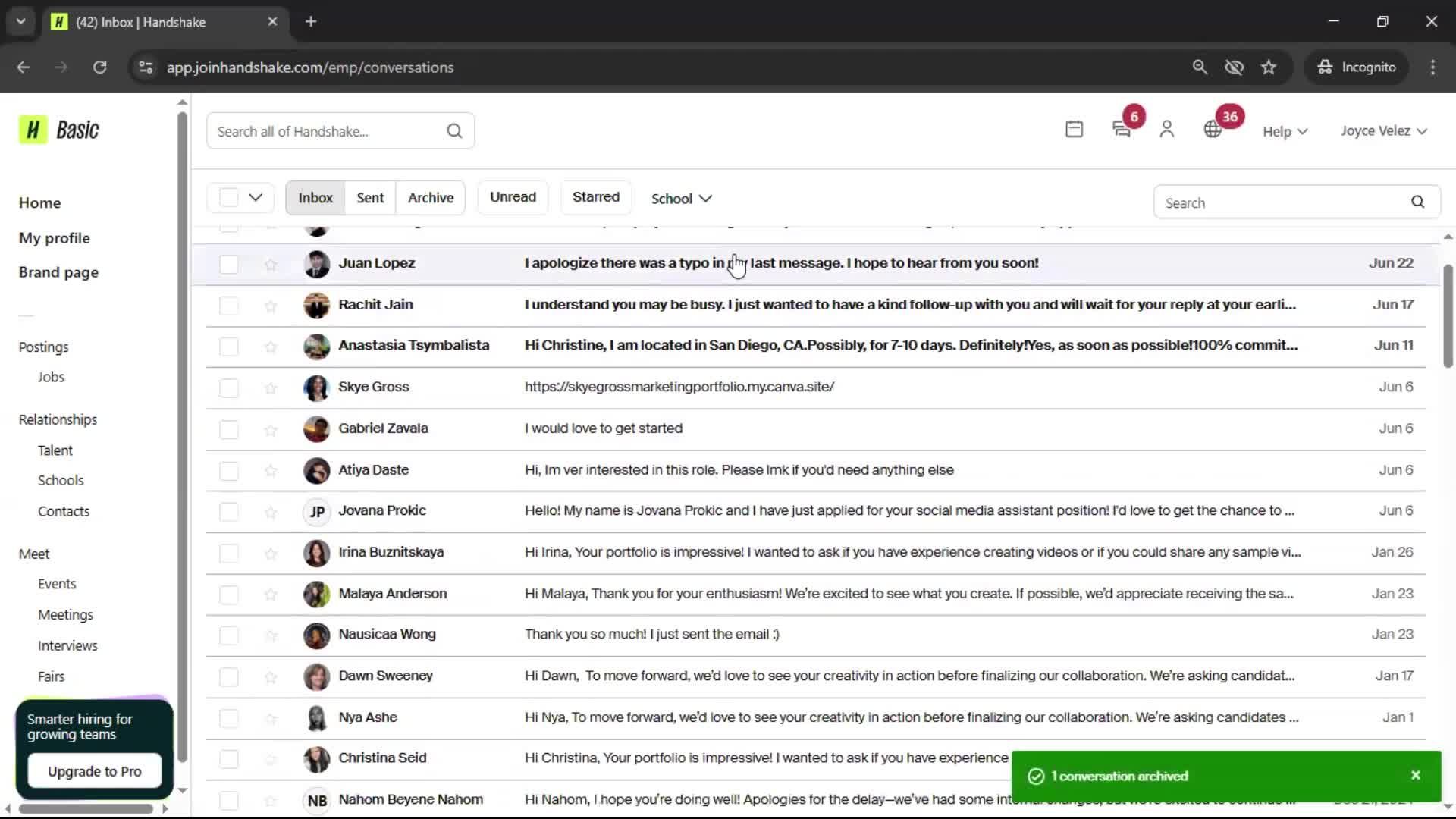 General browsing screenshot