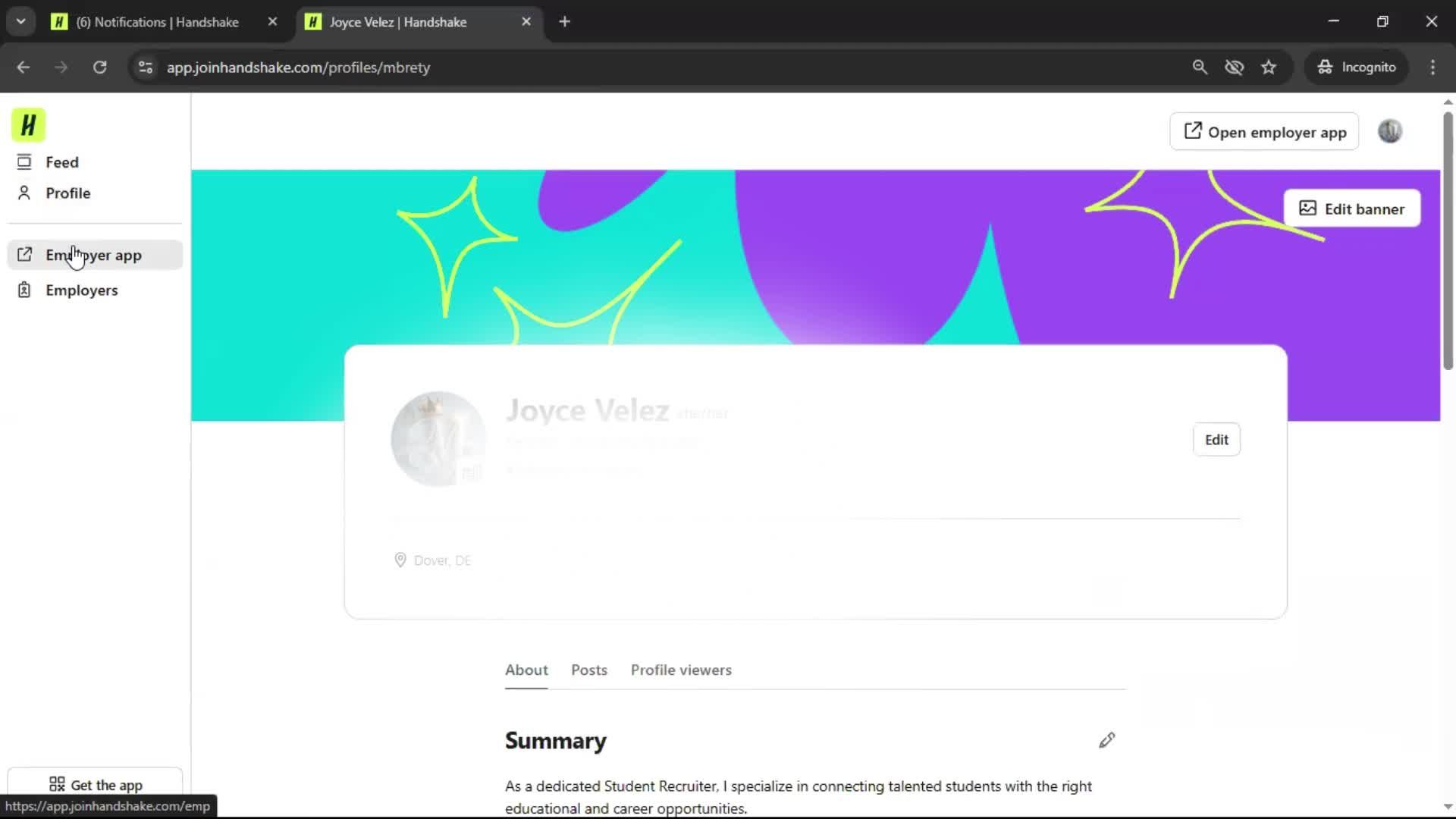 General browsing screenshot