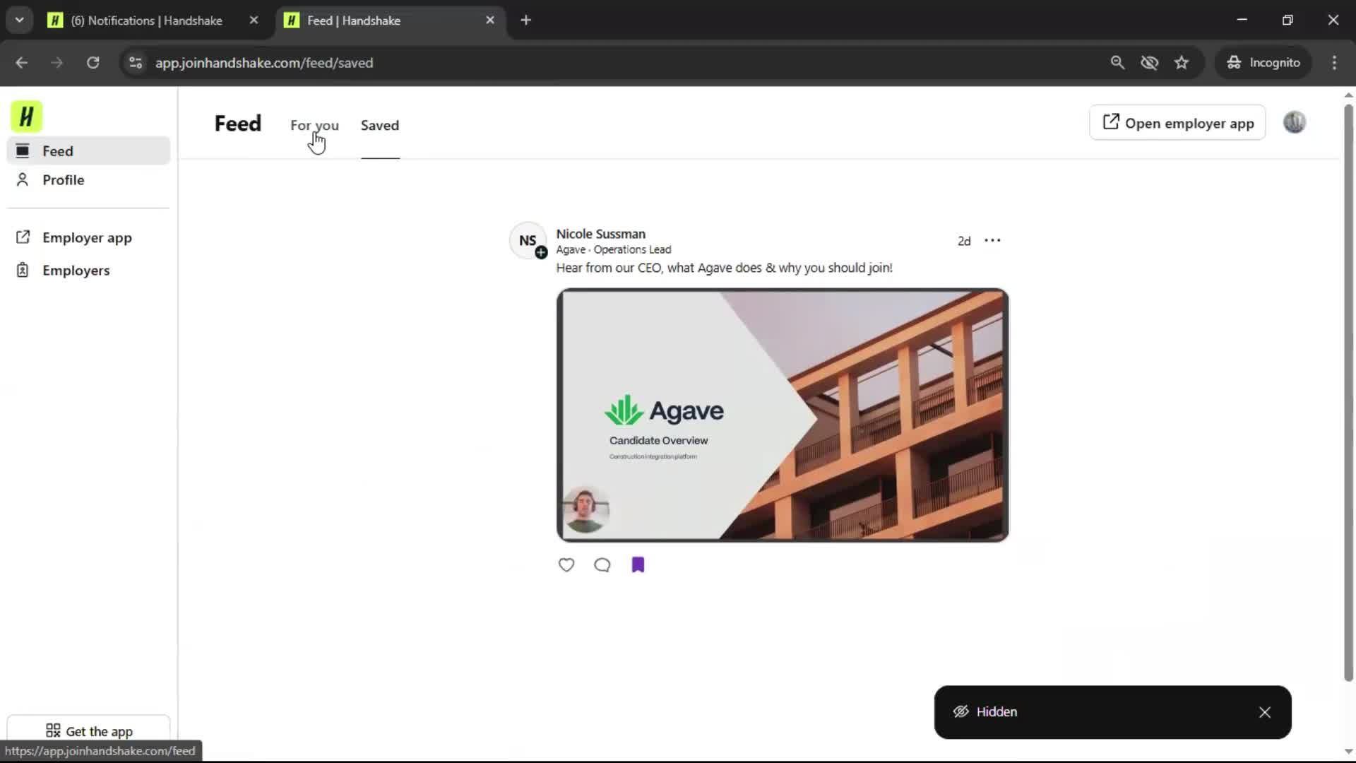 General browsing screenshot
