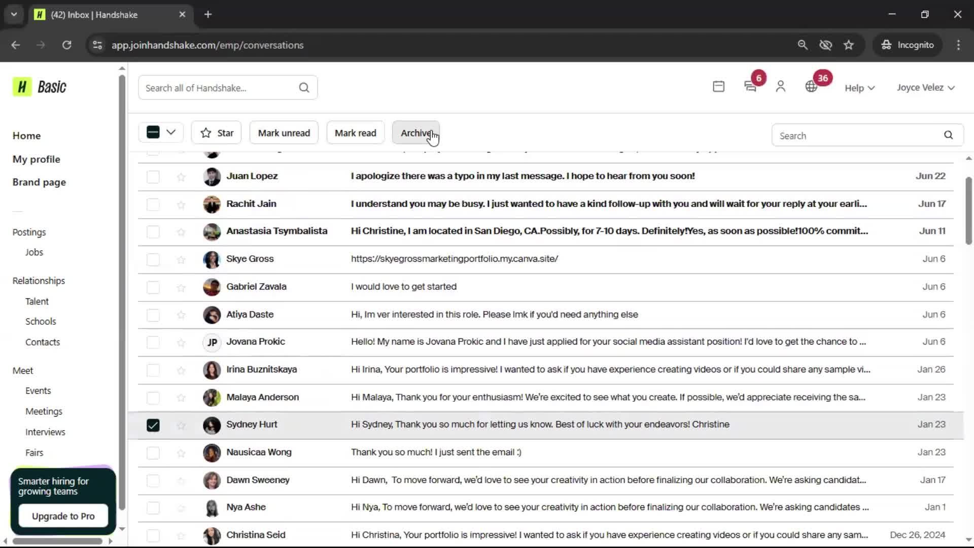 General browsing screenshot